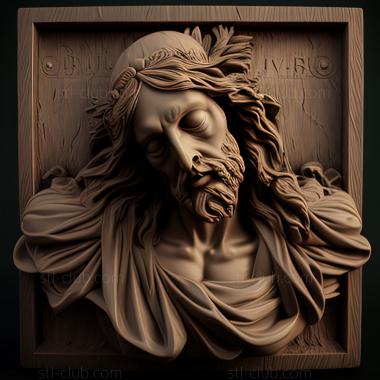 3D модель Святой Иисус (STL)